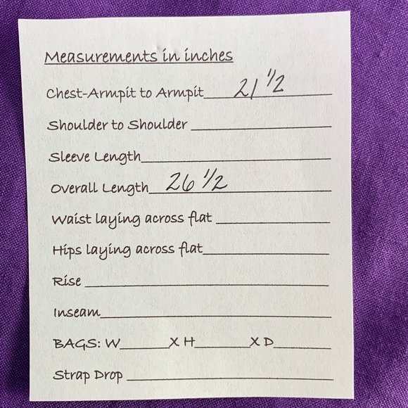 Rediffusion embroidered linen tank size 12 purple - Picture 8 of 8